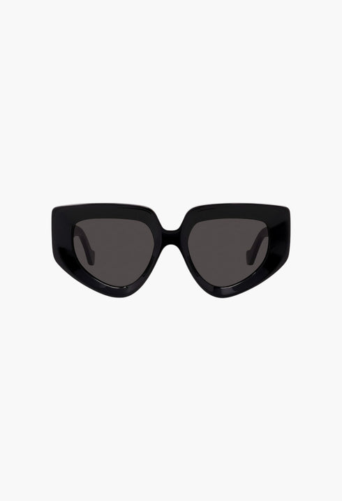 Anagram LW40154U 01A  Black Cat eye Sunglasses - GLAM MODA